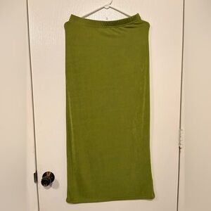 SHEIN Olive Green Maxi Skirt